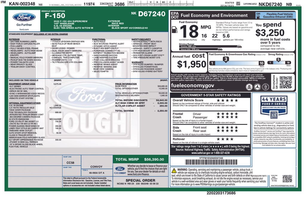 ford f-150 2022 1FTFW1E52NKD67240 image ford f-150 2022 1FTFW1E52NKD67240 image