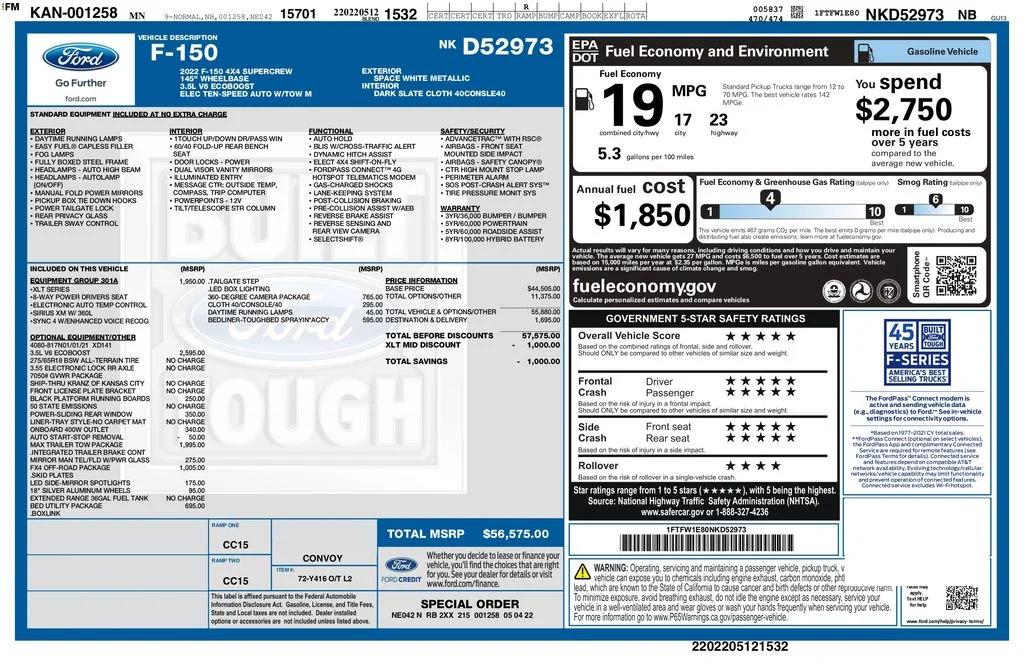 ford f-150 2022 1FTFW1E80NKD52973 image ford f-150 2022 1FTFW1E80NKD52973 image