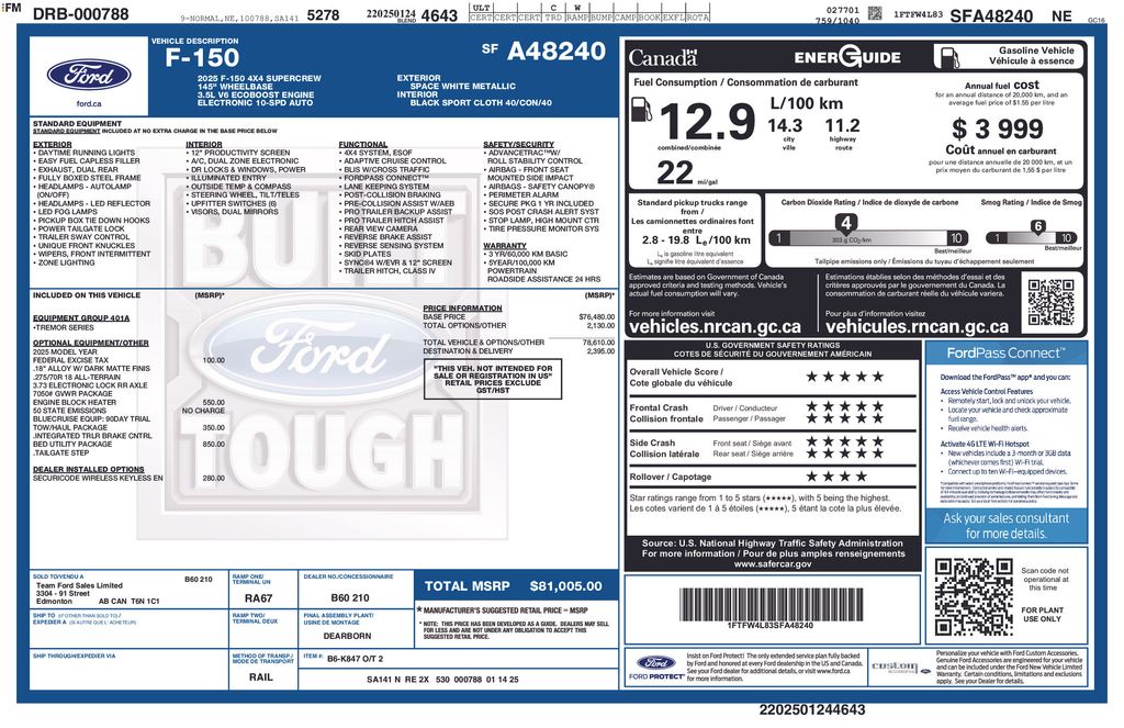 ford f-150 2025 1FTFW4L83SFA48240 image ford f-150 2025 1FTFW4L83SFA48240 image
