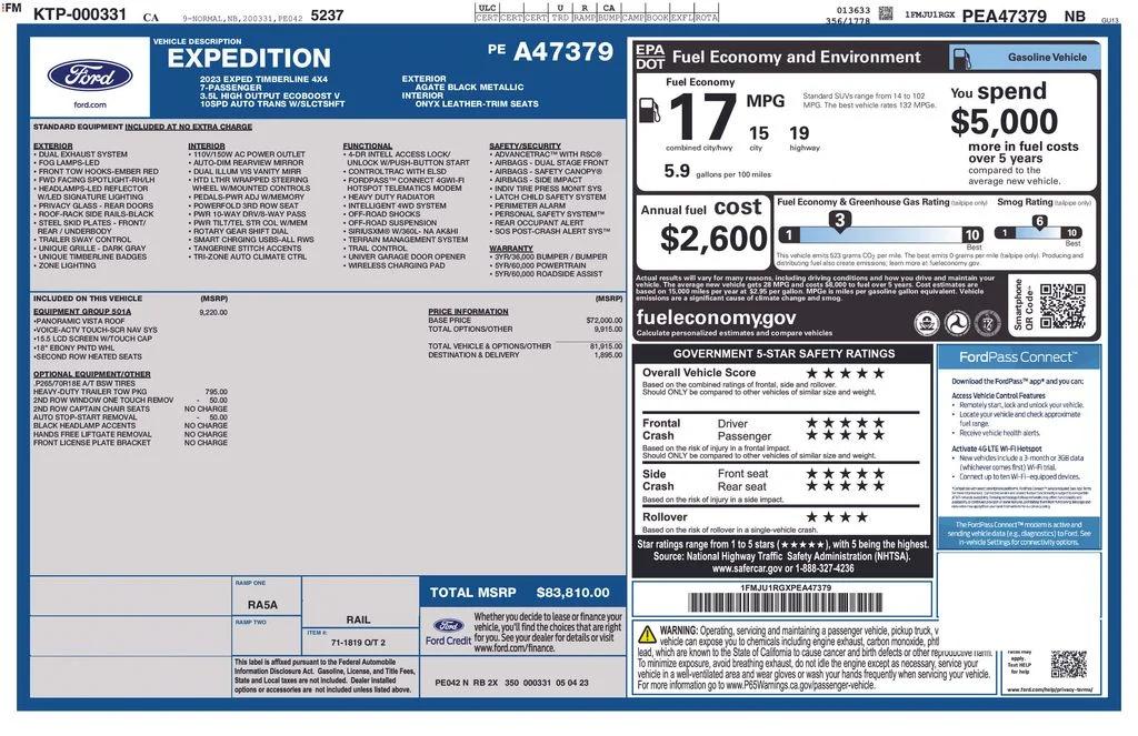 ford expedition 2023 1FMJU1RGXPEA47379 image ford expedition 2023 1FMJU1RGXPEA47379 image