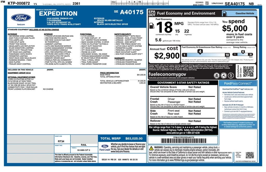 ford expedition 2025 1FMJU1RG2SEA40175 image ford expedition 2025 1FMJU1RG2SEA40175 image
