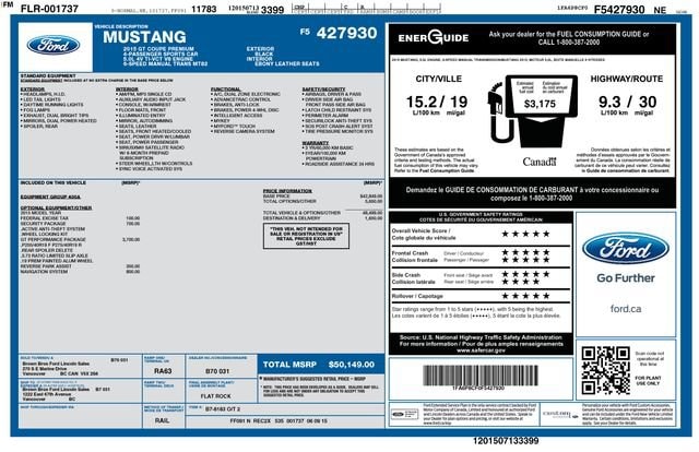 ford mustang 2015 1FA6P8CF0F5427930 image