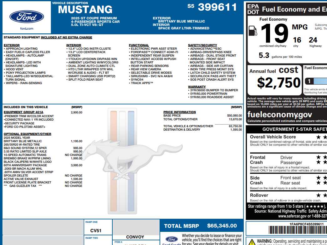 ford mustang 2025 1FA6P8CF4S5399611 image ford mustang 2025 1FA6P8CF4S5399611 image