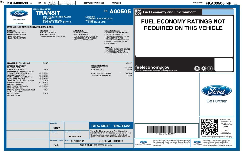 ford transit 2015 1FBVU4XG9FKA00505 image ford transit 2015 1FBVU4XG9FKA00505 image