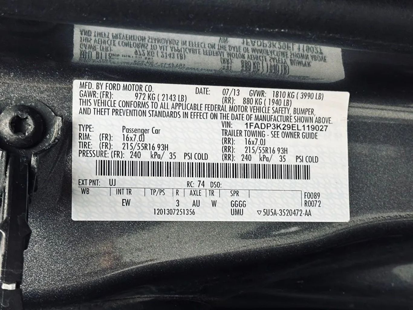 ford focus 2014 1FADP3K29EL119027 image ford focus 2014 1FADP3K29EL119027 image