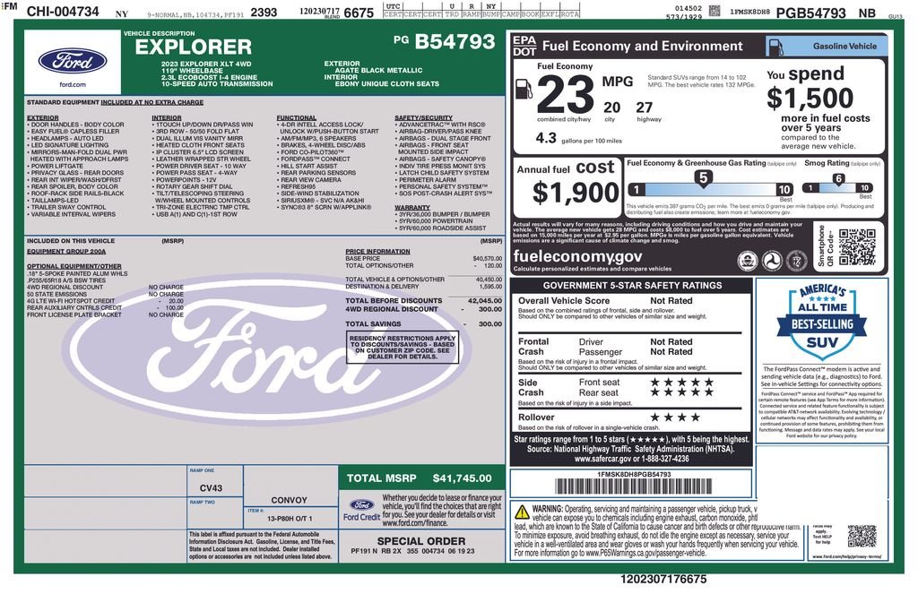 ford explorer 2023 1FMSK8DH8PGB54793 image ford explorer 2023 1FMSK8DH8PGB54793 image