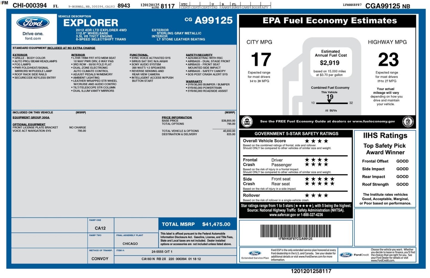 ford explorer 2012 1FMHK8F87CGA99125 image ford explorer 2012 1FMHK8F87CGA99125 image