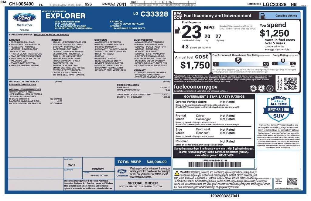 ford explorer 2020 1FMSK8BH8LGC33328 image ford explorer 2020 1FMSK8BH8LGC33328 image