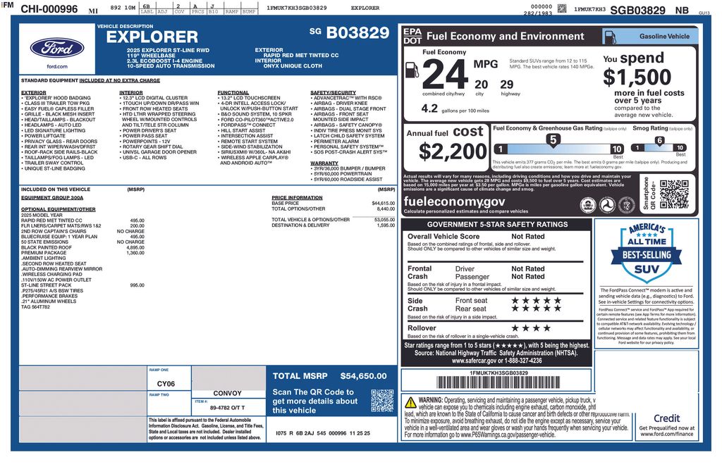 ford explorer 2025 1FMUK7KH3SGB03829 image ford explorer 2025 1FMUK7KH3SGB03829 image
