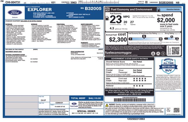 ford explorer 2025 1FMUK8KH6SGB32005 image ford explorer 2025 1FMUK8KH6SGB32005 image