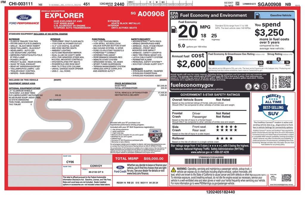ford explorer 2025 1FMWK8GC5SGA00908 image ford explorer 2025 1FMWK8GC5SGA00908 image