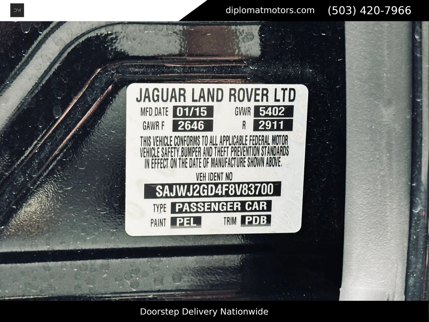 jaguar xj 2015 SAJWJ2GD4F8V83700 image jaguar xj 2015 SAJWJ2GD4F8V83700 image