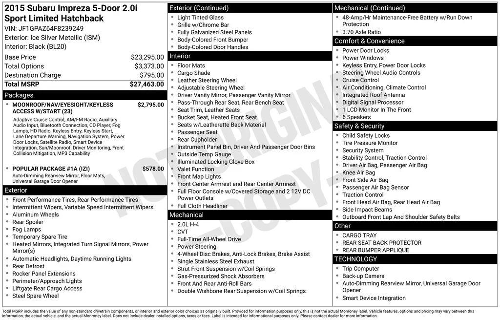 subaru impreza 2015 JF1GPAZ64F8239249 image subaru impreza 2015 JF1GPAZ64F8239249 image
