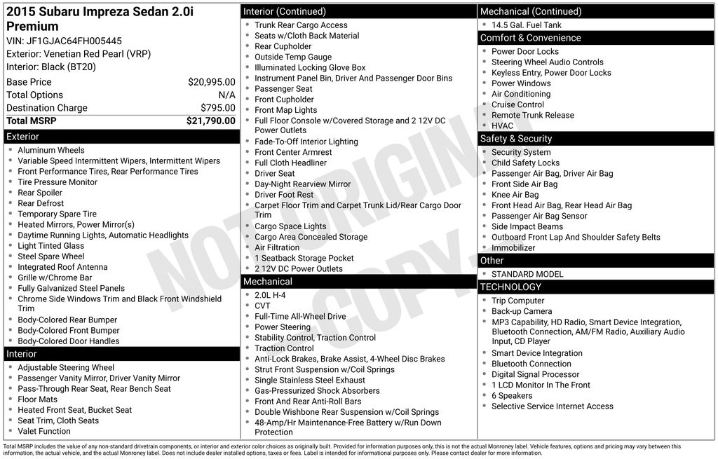 subaru impreza 2015 JF1GJAC64FH005445 image subaru impreza 2015 JF1GJAC64FH005445 image