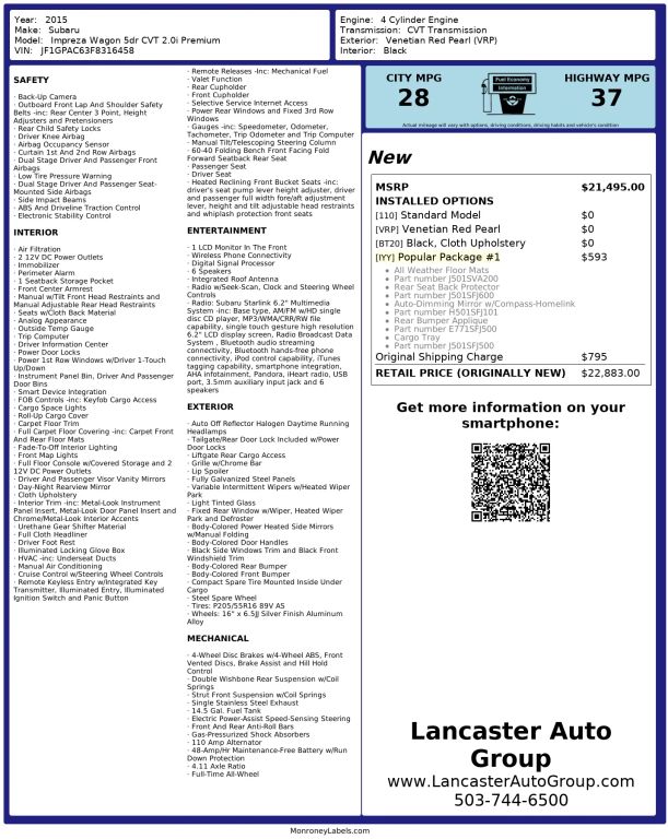 subaru impreza 2015 JF1GPAC63F8316458 image subaru impreza 2015 JF1GPAC63F8316458 image