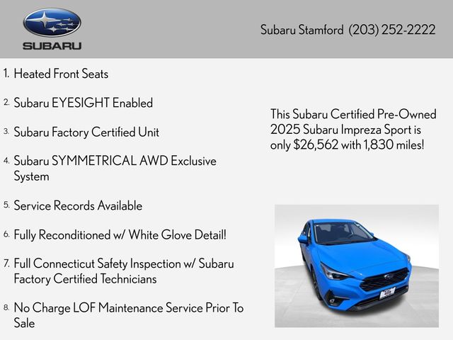 subaru impreza 2025 JF1GUAFC9S8269859 image subaru impreza 2025 JF1GUAFC9S8269859 image