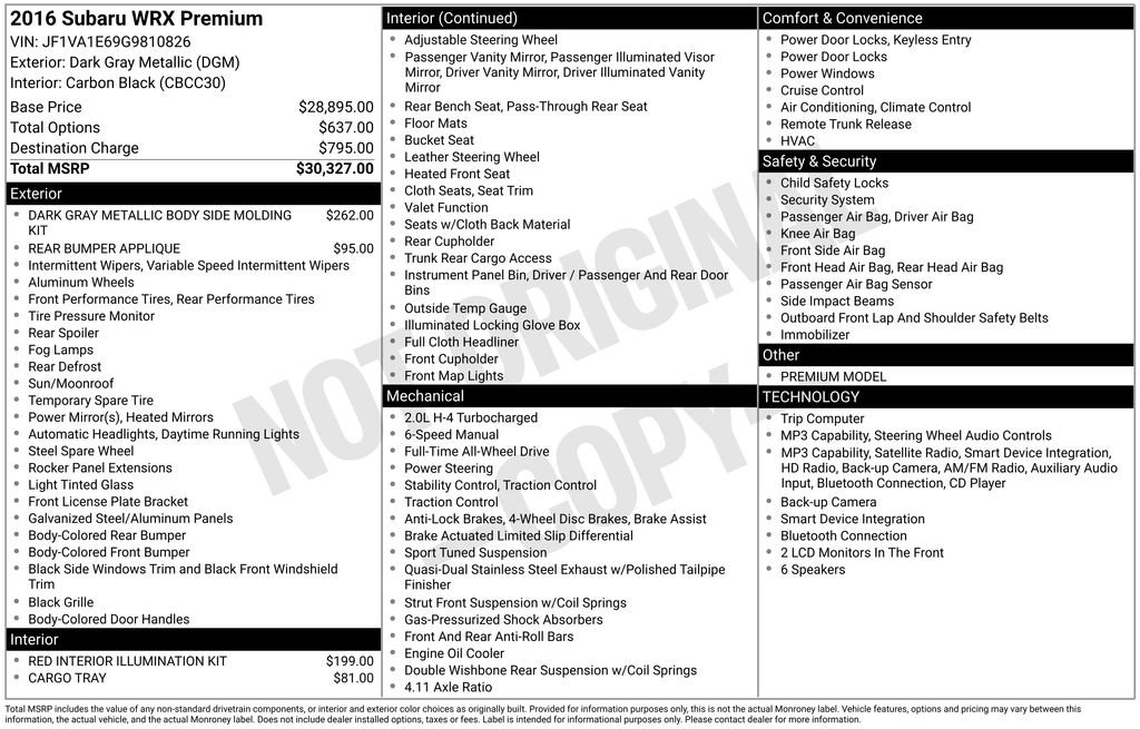 subaru wrx 2016 JF1VA1E69G9810826 image subaru wrx 2016 JF1VA1E69G9810826 image