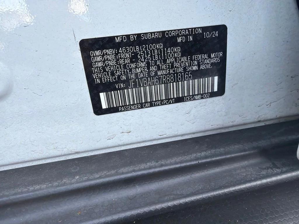 subaru wrx 2024 JF1VBAH67R8818165 image subaru wrx 2024 JF1VBAH67R8818165 image