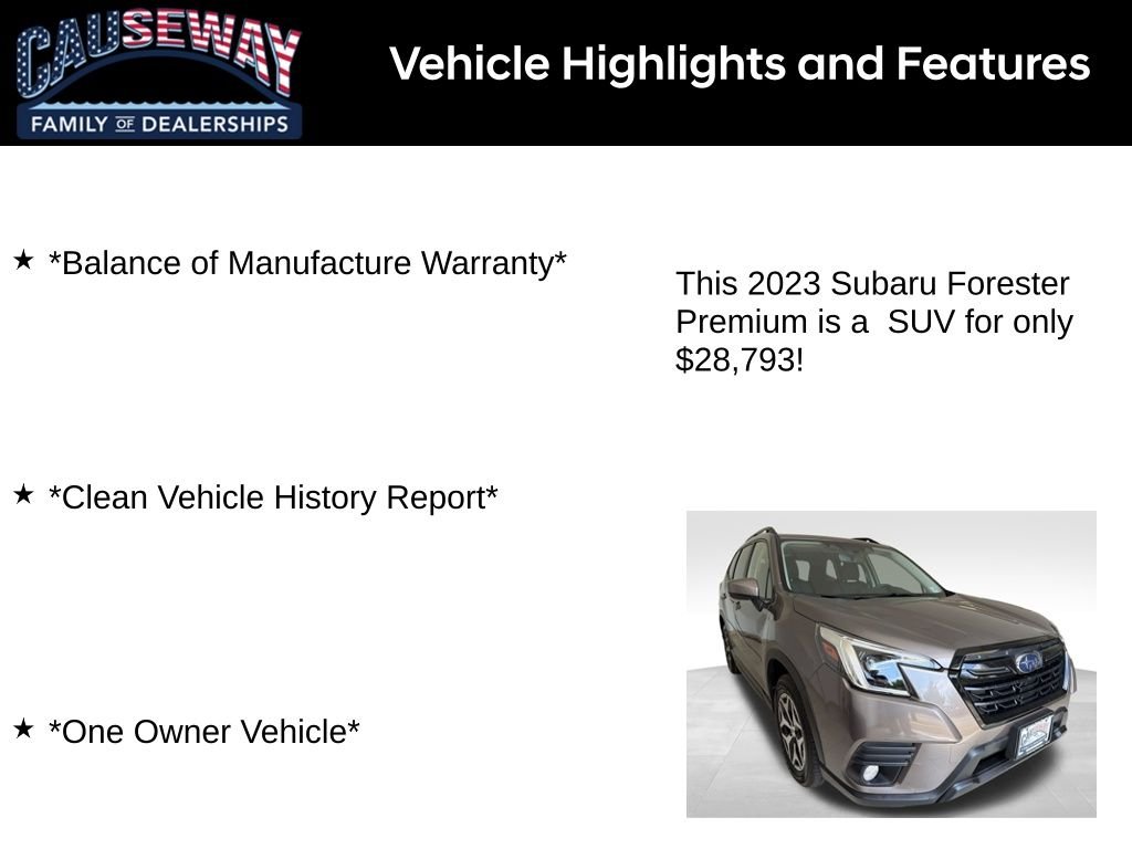 subaru forester 2023 JF2SKAEC1PH546413 image subaru forester 2023 JF2SKAEC1PH546413 image
