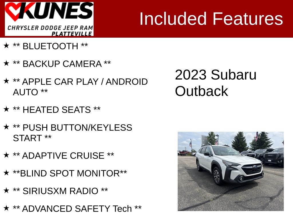 subaru outback 2023 4S4BTADC9P3159744 image subaru outback 2023 4S4BTADC9P3159744 image
