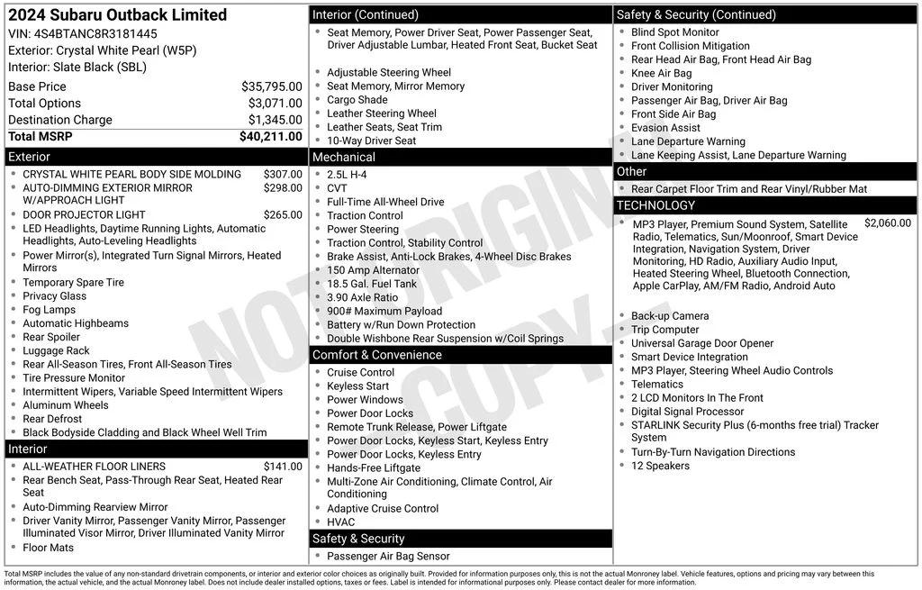subaru outback 2024 4S4BTANC8R3181445 image subaru outback 2024 4S4BTANC8R3181445 image