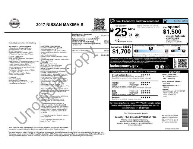 nissan maxima 2017 1N4AA6AP2HC416499 image nissan maxima 2017 1N4AA6AP2HC416499 image