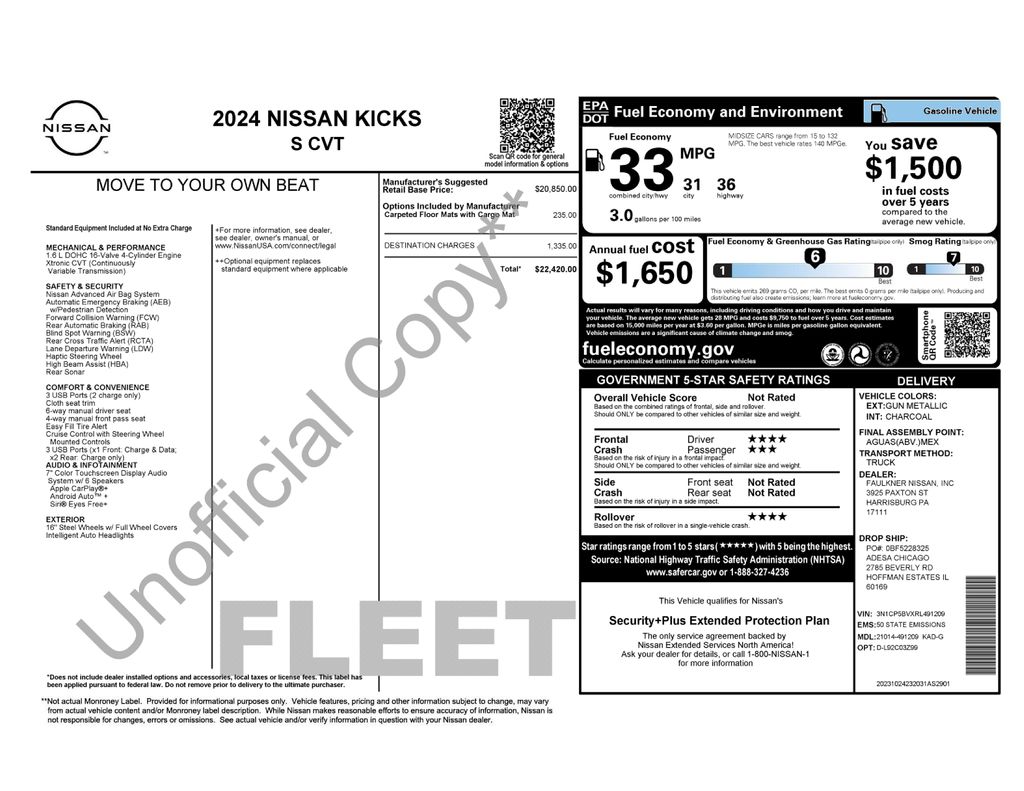 nissan kicks 2024 3N1CP5BVXRL491209 image nissan kicks 2024 3N1CP5BVXRL491209 image