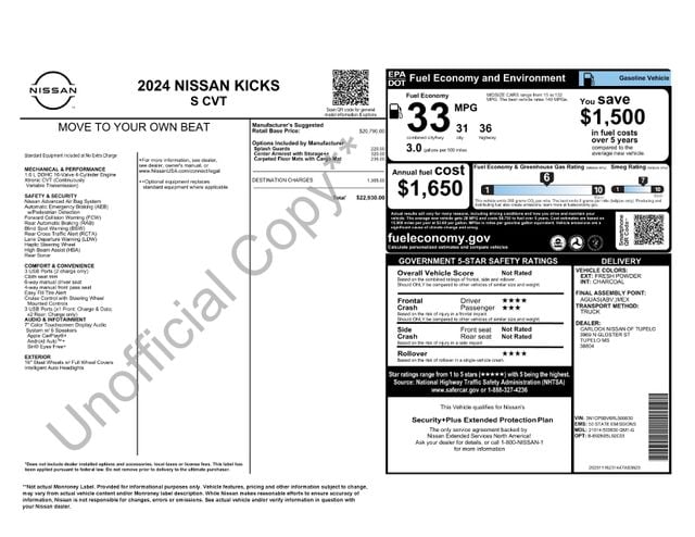 nissan kicks 2024 3N1CP5BV6RL500830 image nissan kicks 2024 3N1CP5BV6RL500830 image