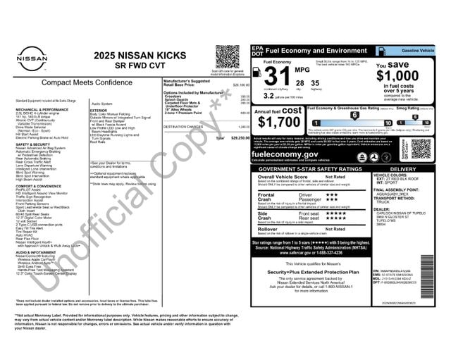 nissan kicks 2025 3N8AP6DA5SL412284 image nissan kicks 2025 3N8AP6DA5SL412284 image