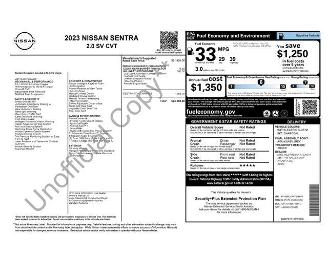 nissan sentra 2023 3N1AB8CVXPY318649 image nissan sentra 2023 3N1AB8CVXPY318649 image