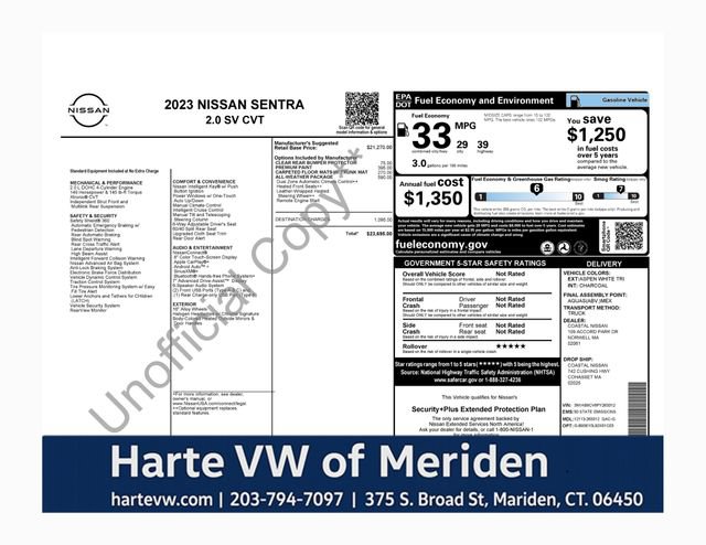 nissan sentra 2023 3N1AB8CV6PY263312 image nissan sentra 2023 3N1AB8CV6PY263312 image