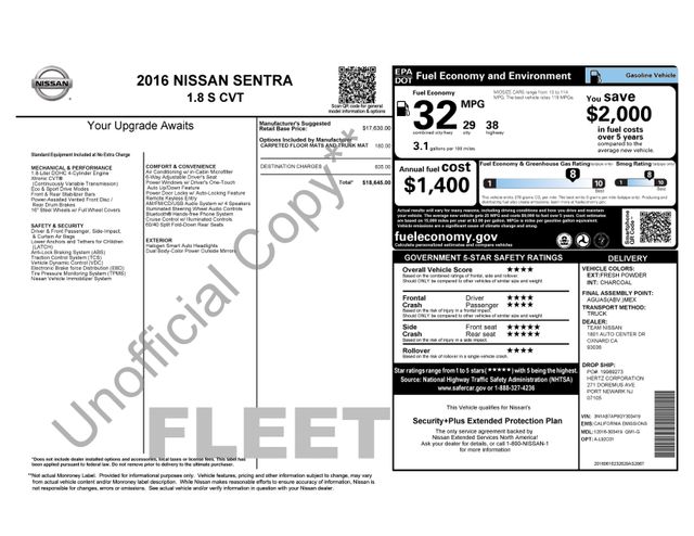 nissan sentra 2016 3N1AB7AP8GY303419 image nissan sentra 2016 3N1AB7AP8GY303419 image