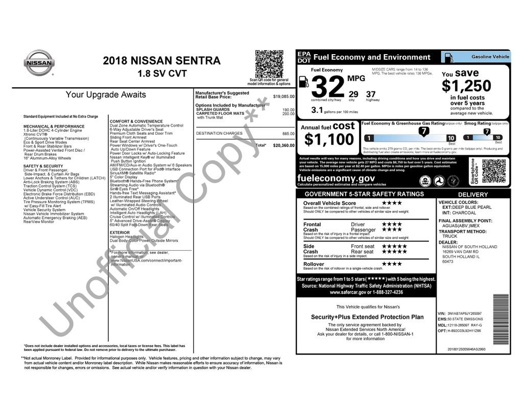 nissan sentra 2018 3N1AB7AP8JY265097 image nissan sentra 2018 3N1AB7AP8JY265097 image