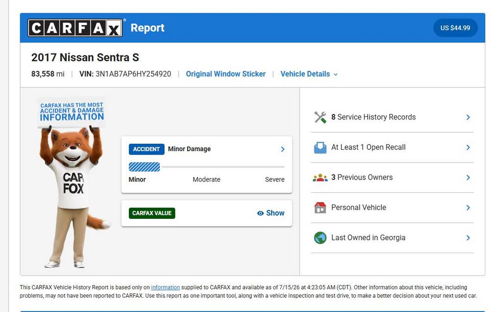 nissan sentra 2017 3N1AB7AP6HY254920 image nissan sentra 2017 3N1AB7AP6HY254920 image