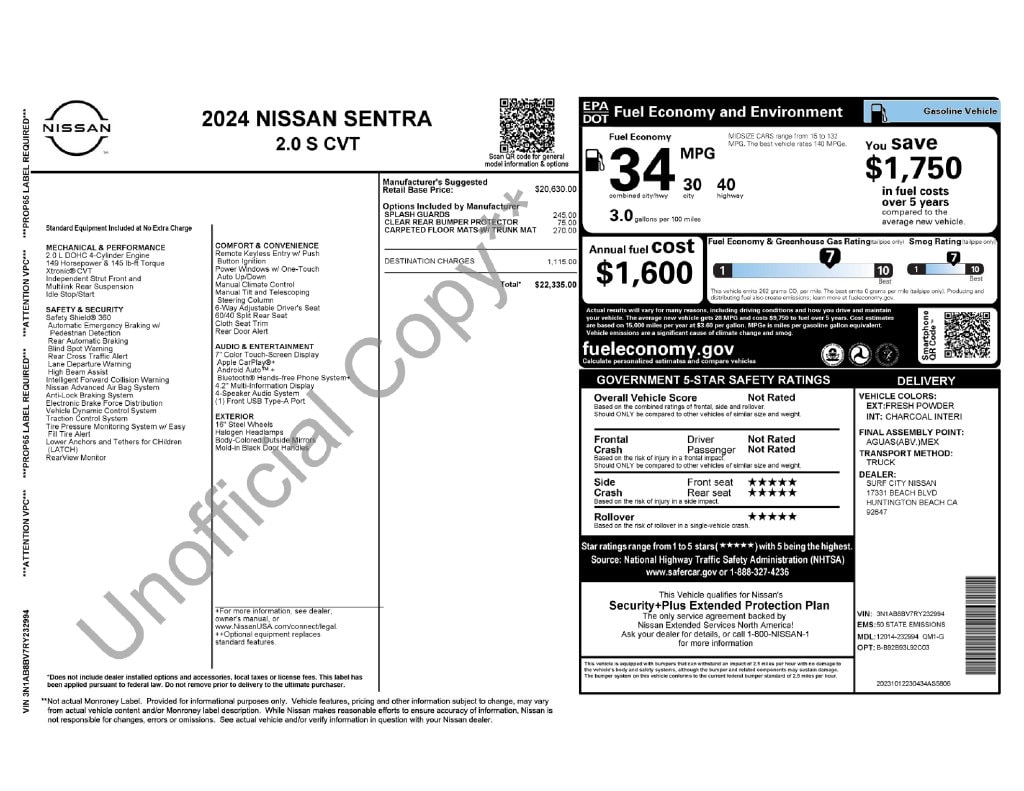 nissan sentra 2024 3N1AB8BV7RY232994 image nissan sentra 2024 3N1AB8BV7RY232994 image