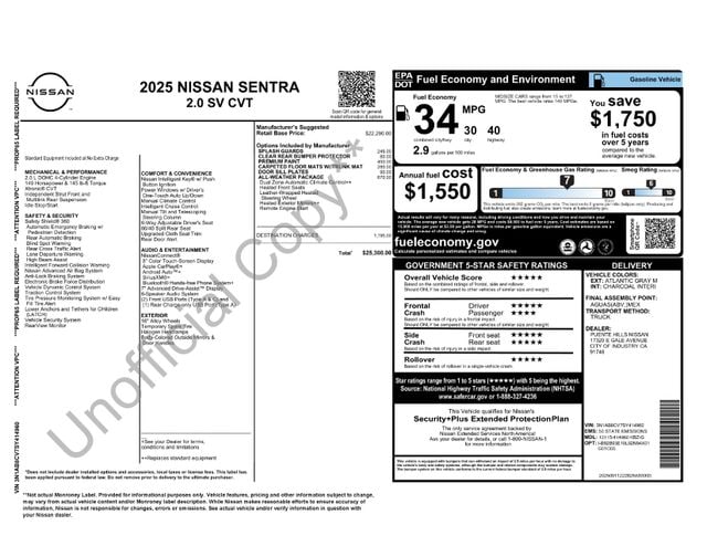 nissan sentra 2025 3N1AB8CV7SY414960 image nissan sentra 2025 3N1AB8CV7SY414960 image