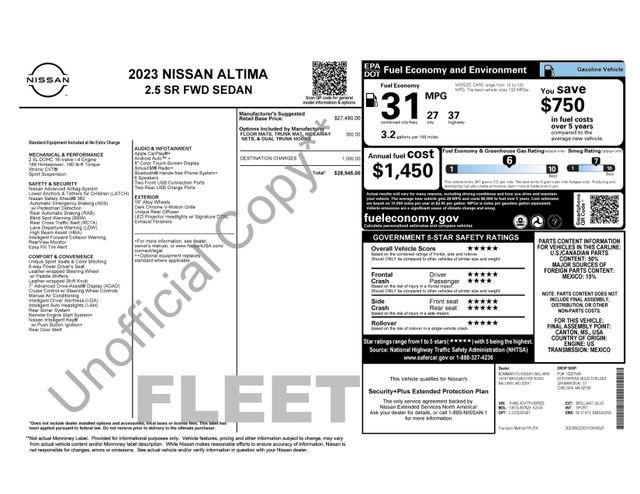 nissan altima 2023 1N4BL4CV7PN397823 image nissan altima 2023 1N4BL4CV7PN397823 image