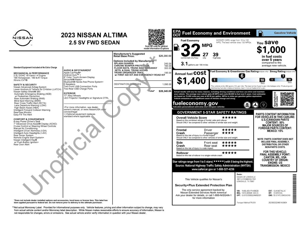 nissan altima 2023 1N4BL4DV1PN409026 image nissan altima 2023 1N4BL4DV1PN409026 image