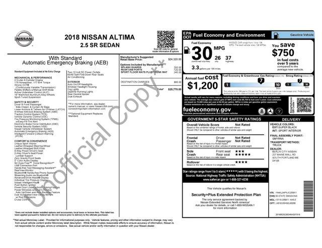 nissan altima 2018 1N4AL3APXJC235911 image nissan altima 2018 1N4AL3APXJC235911 image