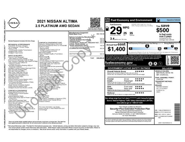 nissan altima 2021 1N4BL4FW8MN332141 image nissan altima 2021 1N4BL4FW8MN332141 image