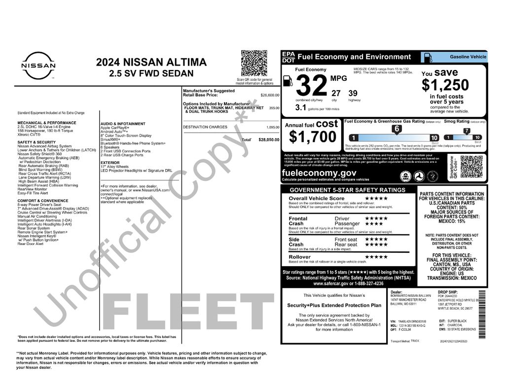 nissan altima 2024 1N4BL4DV3RN383189 image nissan altima 2024 1N4BL4DV3RN383189 image