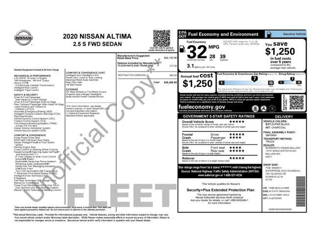 nissan altima 2020 1N4BL4BV2LC218885 image nissan altima 2020 1N4BL4BV2LC218885 image