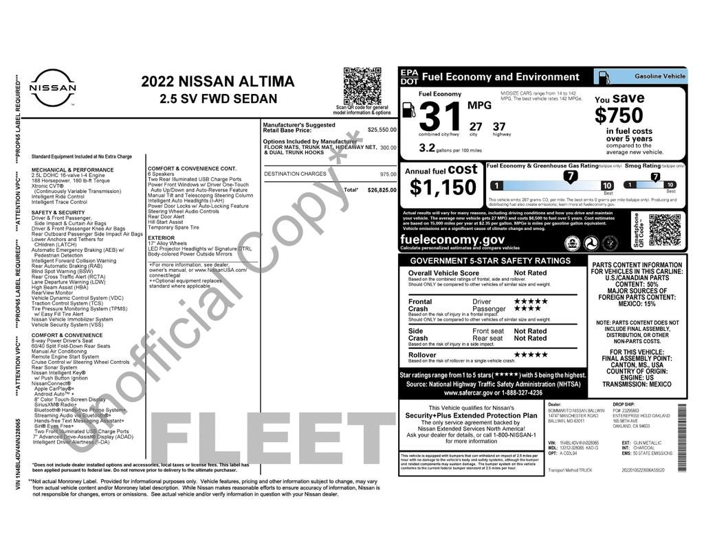 nissan altima 2022 1N4BL4DV4NN328065 image nissan altima 2022 1N4BL4DV4NN328065 image