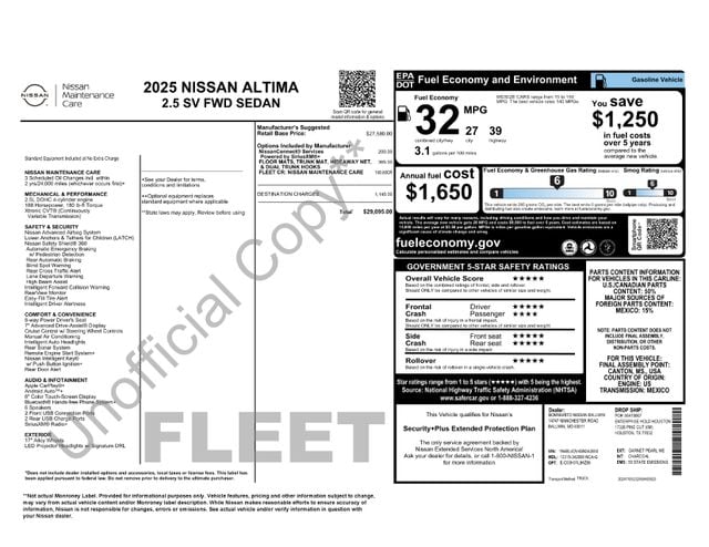nissan altima 2025 1N4BL4DV4SN342690 image nissan altima 2025 1N4BL4DV4SN342690 image