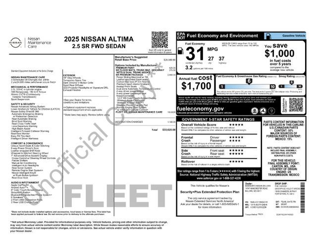 nissan altima 2025 1N4BL4CV1SN362378 image nissan altima 2025 1N4BL4CV1SN362378 image