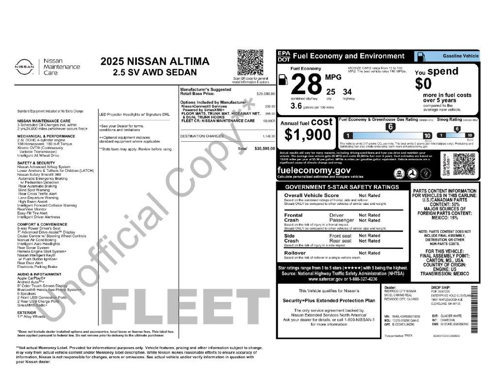 nissan altima 2025 1N4BL4DW5SN319296 image nissan altima 2025 1N4BL4DW5SN319296 image