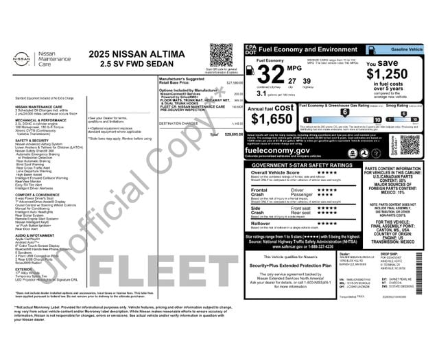 nissan altima 2025 1N4BL4DV6SN379160 image nissan altima 2025 1N4BL4DV6SN379160 image