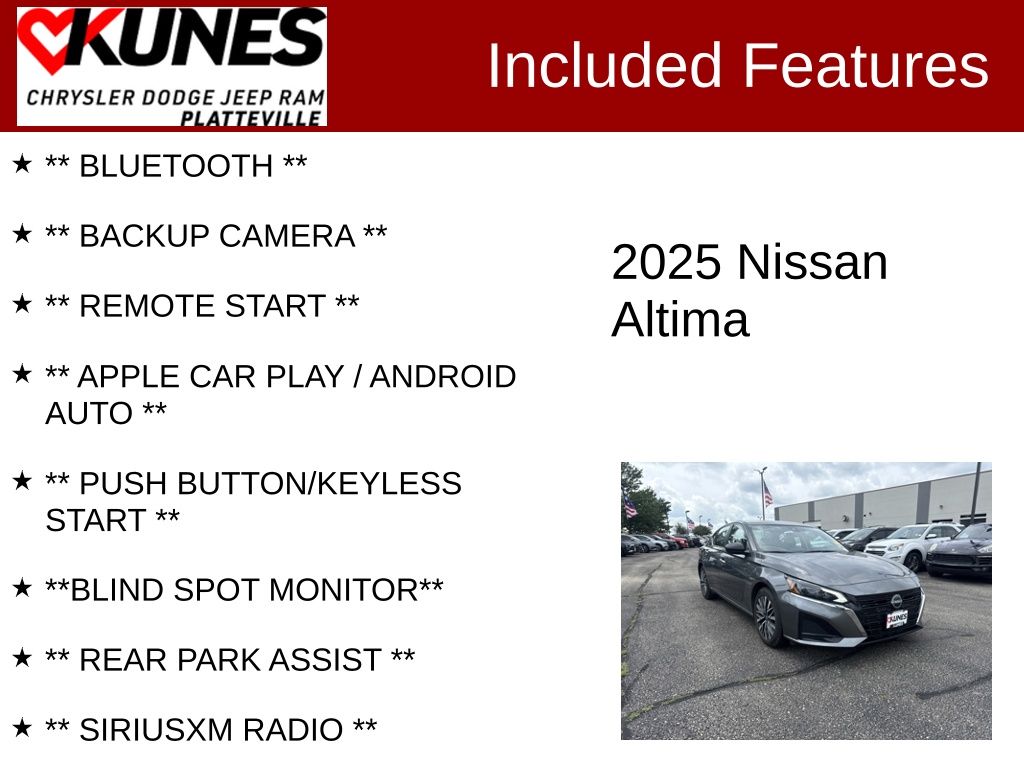 nissan altima 2025 1N4BL4DV5SN380977 image nissan altima 2025 1N4BL4DV5SN380977 image