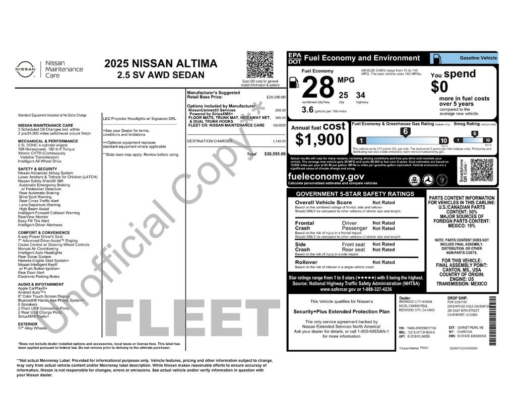 nissan altima 2025 1N4BL4DW2SN317134 image nissan altima 2025 1N4BL4DW2SN317134 image