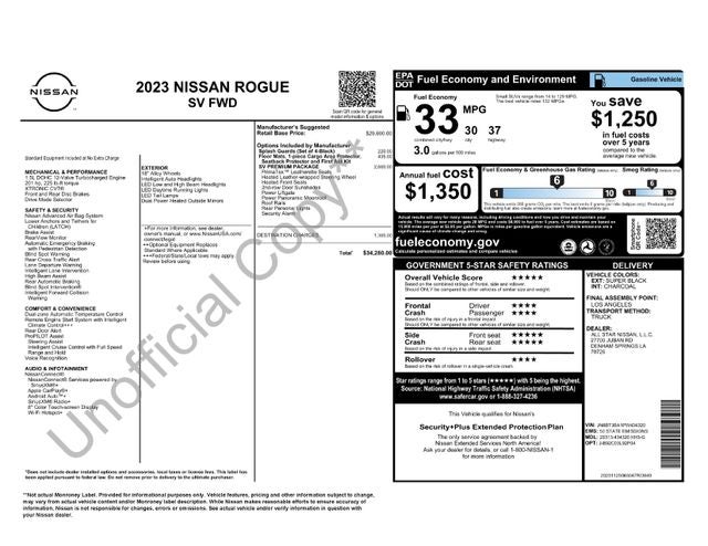 nissan rogue 2023 JN8BT3BA1PW434320 image nissan rogue 2023 JN8BT3BA1PW434320 image